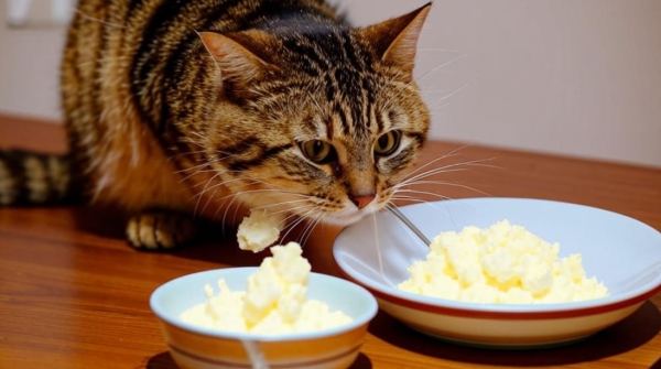Можно ли кошке давать творог
